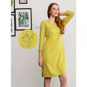 Платье , размер 50, зеленый Алтекс. Цвет: зеленый/салатовый