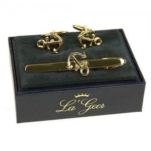 Подарочный набор La geer (заколка для галстука, запонки), арт. 140521