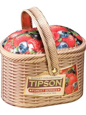 Чай Tipson Лукошко-Лесные ягоды/Basket-Forest berries 100 ж/б. Цвет: черный