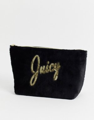 Черная косметичка -Черный Juicy Couture