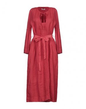 Платье длиной 3/4 LUNA BI. Цвет: красный