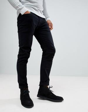 Узкие джинсы Vintage Farah. Цвет: черный