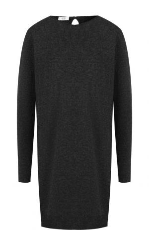 Удлиненный пуловер из смеси шерсти и кашемира Weill. Цвет: темно-серый