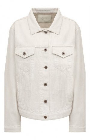 Джинсовая куртка Pence. Цвет: белый