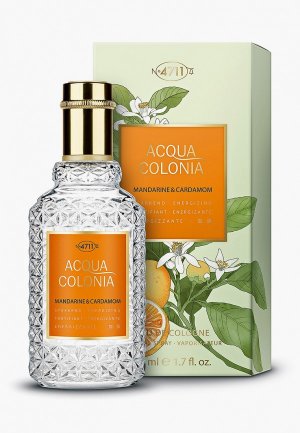 Одеколон 4711 Acqua Colonia Energizing - Mandarine & Cardamom, 50 мл. Цвет: прозрачный
