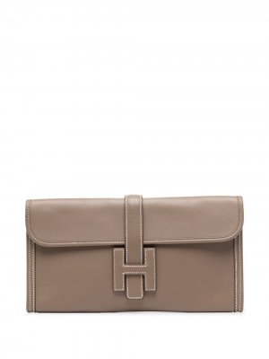 Pre-owned Jige 29 clutch bag Hermès. Цвет: коричневый