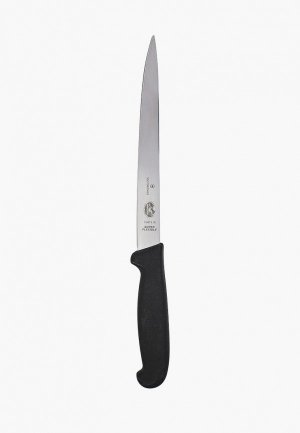 Нож кухонный Victorinox Fibrox, 34 см. Цвет: черный
