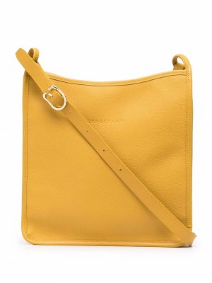 Большая сумка через плечо Le Foulonné Longchamp. Цвет: желтый