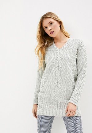 Пуловер Milana Style. Цвет: серый