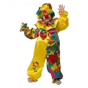 Карнавальный костюм «Клоун сказочный», сатин, размер 32, рост 122 см Батик
