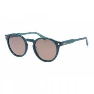 Солнцезащитные очки , коричневый, зеленый Polaroid. Цвет: коричневый/зеленый