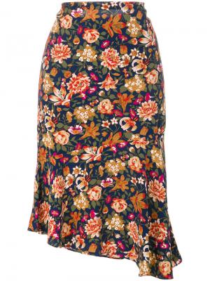 Плиссированная юбка с цветочным принтом Vanessa Bruno. Цвет: многоцветный