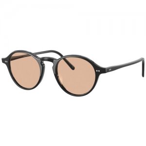 Солнцезащитные очки, коричневый, черный Oliver Peoples. Цвет: коричневый