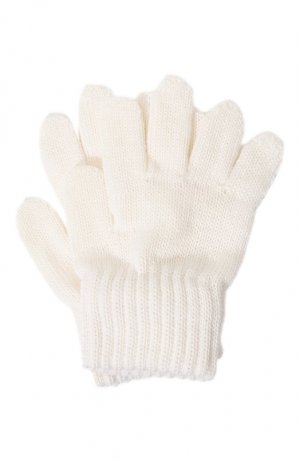 Шерстяные перчатки Catya. Цвет: белый
