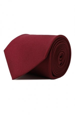 Шелковый галстук Kiton. Цвет: бордовый