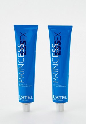 Краска для волос Estel PRINCESS ESSEX окрашивания 8/1 светло-русый пепельный/металлик, 60 мл x 2 шт.. Цвет: бежевый