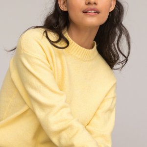 Пуловер LaRedoute. Цвет: желтый