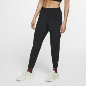 Женские слегка укороченные брюки для бега Essential - Черный Nike