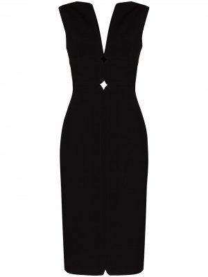 Платье без рукавов Versace. Цвет: черный