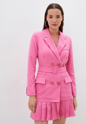 Платье Avemod. Цвет: розовый
