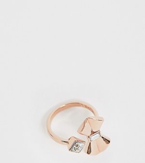 Позолоченное кольцо с кристаллом Swarovski от -Золотой Ted Baker