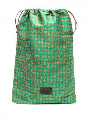 Дорожная сумка Eris с логотипом 10 CORSO COMO. Цвет: зеленый
