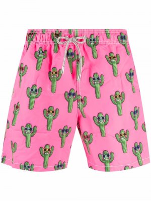 Плавки-шорты Happy Cactus Mc2 Saint Barth. Цвет: розовый