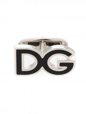 Запонки с логотипом DG Dolce & Gabbana. Цвет: золотистый
