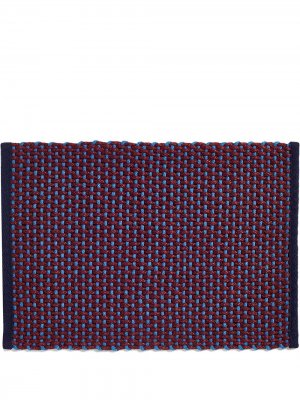 Плетеный придверный коврик HAY. Цвет: красный