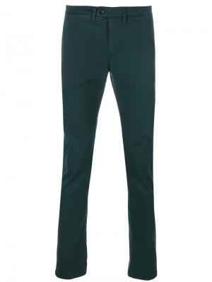 Классические брюки-чинос Department 5. Цвет: зелёный