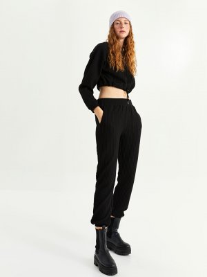 Женские однотонные спортивные штаны для джоггеров с эластичной резинкой на талии XSIDE, новый черный Xside