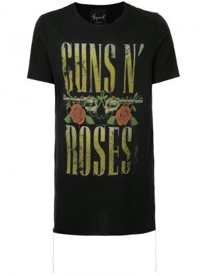 Футболка Guns n Roses Fagassent. Цвет: чёрный