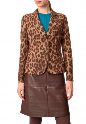 Пиджак LUISA SPAGNOLI. Цвет: леопардовый