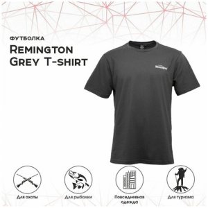 Футболка Grey T-shirt р. L UM1150-113 Remington. Цвет: серый