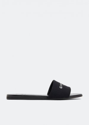 Сандалии GIVENCHY 4G flat sandals, черный