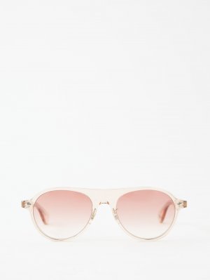 Солнцезащитные очки-авиаторы lady eckhart из ацетата , розовый Garrett Leight