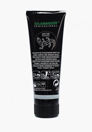 Крем для обуви Salamander Professional из гладкой кожи, черный, 75 мл. Цвет: черный