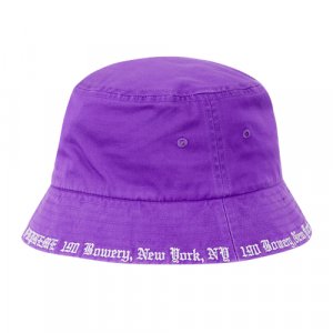Шляпа Embroidered Brim Crusher, размер M/L, фиолетовый Supreme. Цвет: фиолетовый