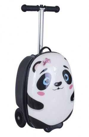 Самокат-чемодан ZINC. Цвет: чёрно-белый