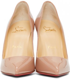 Pink Patent Pigalle Follies 100 Heels Christian Louboutin. Цвет: pk1a nude
