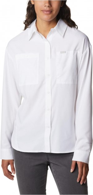Рубашка с длинным рукавом Silver Ridge Utility , белый Columbia