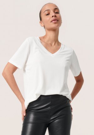 Базовая футболка , ломано-белая Soaked in Luxury