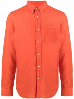 Рубашка с длинными рукавами Aspesi. Цвет: оранжевый