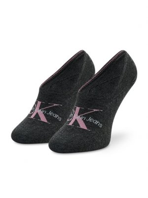 Женские носки-кеды , серый Calvin Klein