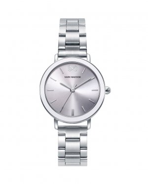 Женские часы Shibuyam из серебряной стали , серебро Mark Maddox