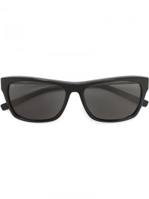 Солнцезащитные очки с квадратной оправой Jil Sander. Цвет: чёрный