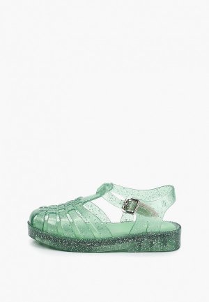 Резиновые сандалии Melissa. Цвет: зеленый
