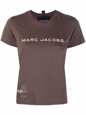 Футболка с логотипом Marc Jacobs. Цвет: коричневый