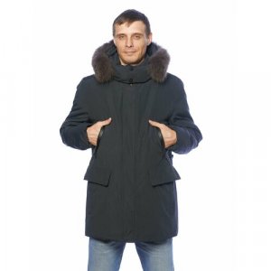 Куртка, размер 48, серый Clasna. Цвет: темно-серый/серый