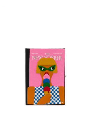 Клатч New Yorker в форме книги Olympia Le-Tan. Цвет: черный